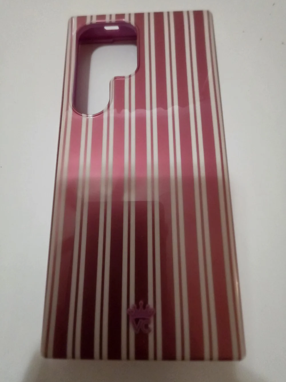 Velvet Caviar Pink and Cream Striped Phone Case
